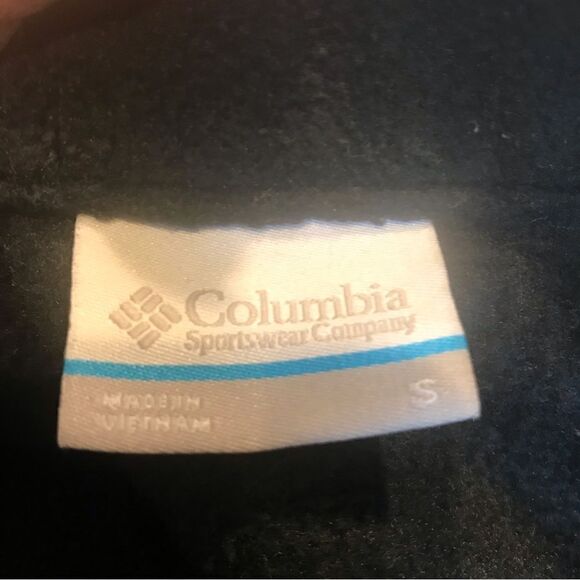 Columbia women’s size small black turtleneck fleece jacket - Picture 7 of 9